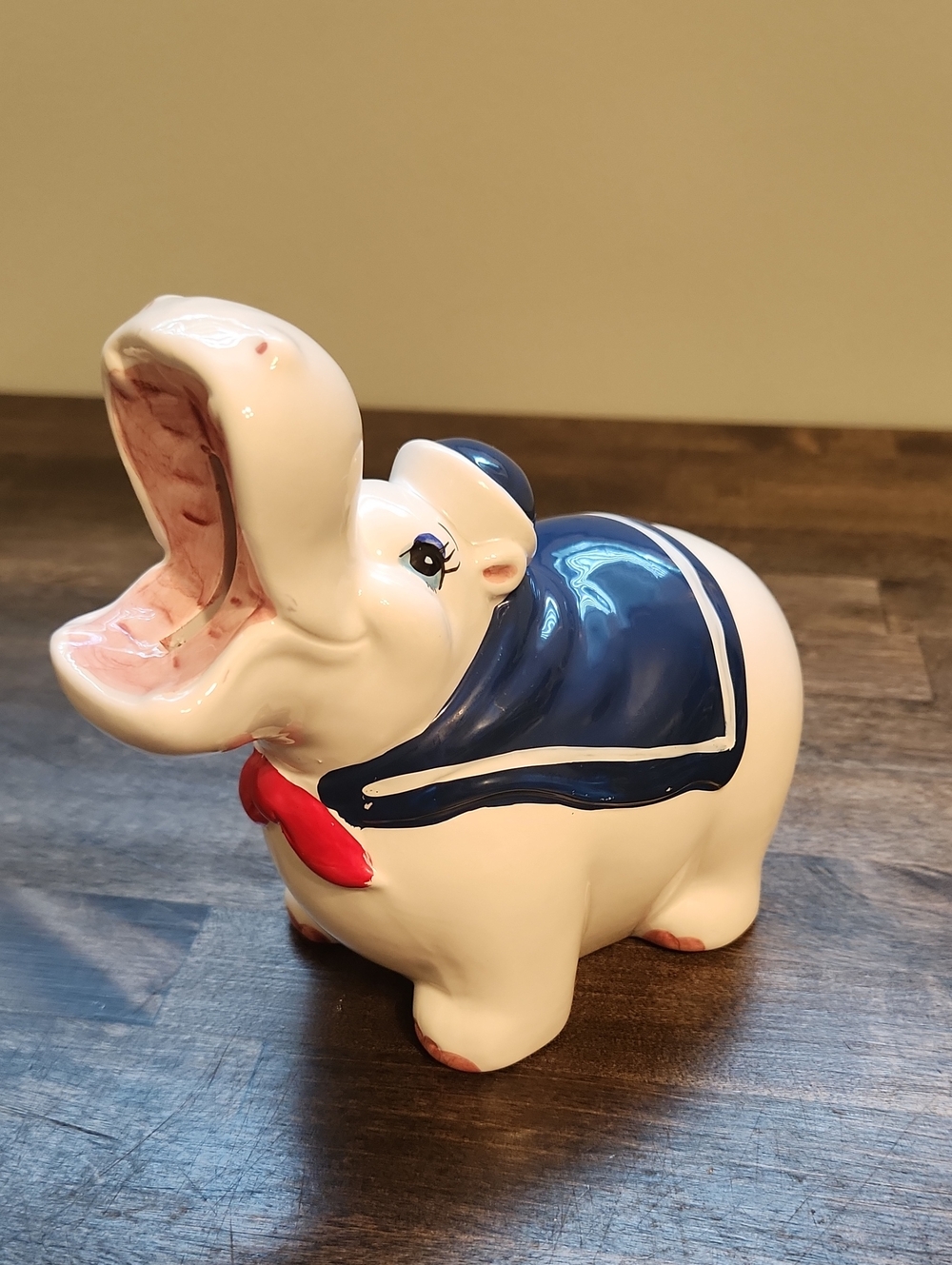 Vintage Sailor Hippo Money Bank- Piggy Bank